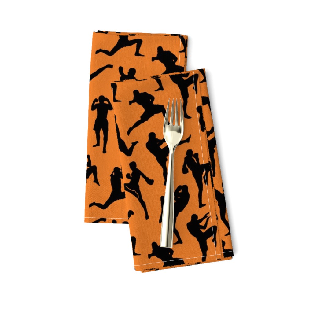 Muay Thai on Orange // Small