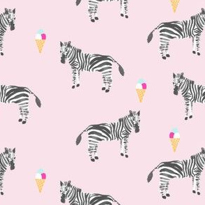 zebra strawberry icecream