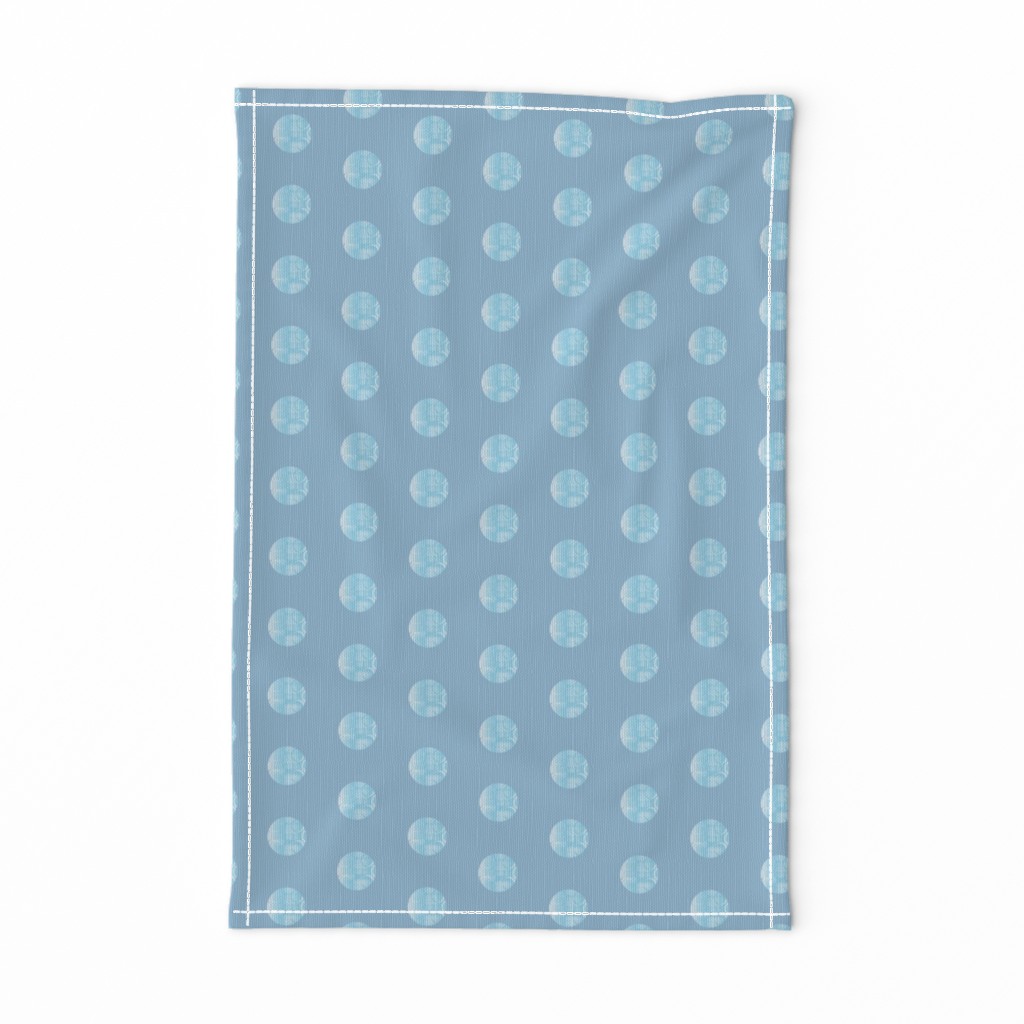 LIght Blue Patterned Polka Dot