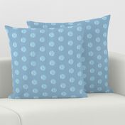 LIght Blue Patterned Polka Dot