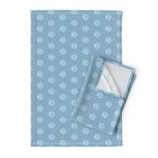 LIght Blue Patterned Polka Dot