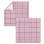 Citymap Grid - Lilac/Rust