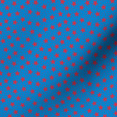 Stars and Dots - Red and Blue
