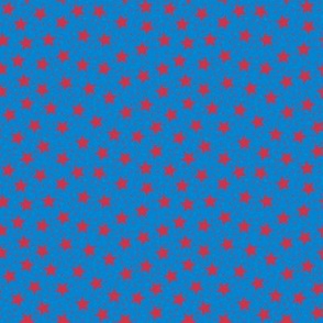 Stars and Dots - Red and Blue