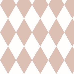 Harlequin diamonds - blush, dusty pink, squares, rhombus 