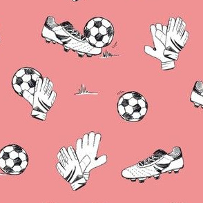 Soccer sport game pink