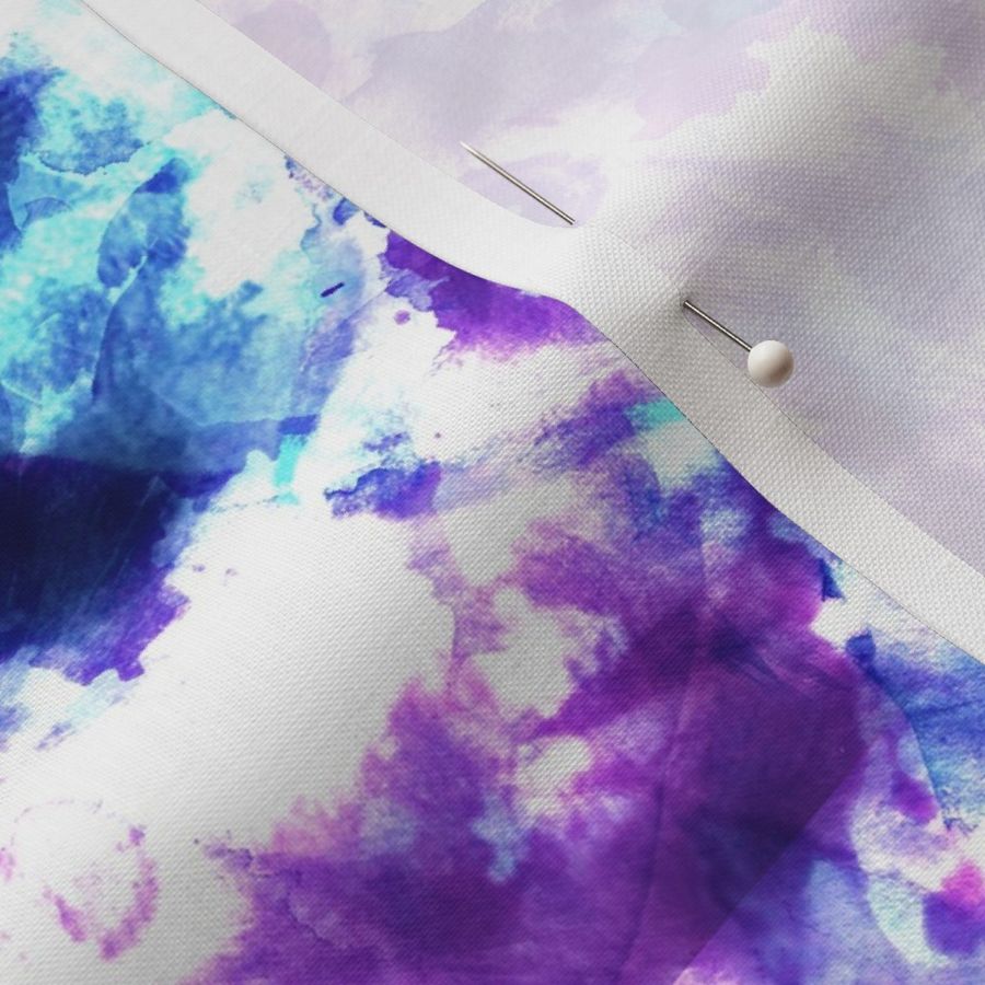 Sneaky Cat Head Tie Dye Fabric | Spoonflower