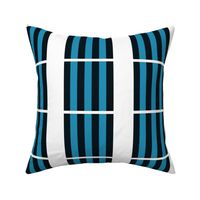 Vertical Black and Blue Stripes