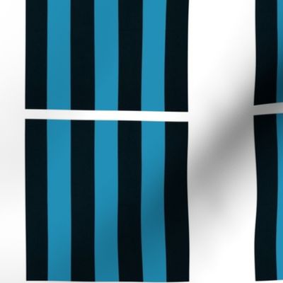 Vertical Black and Blue Stripes