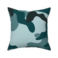 Turquoise Camouflage pattern