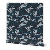 Blue Camouflage pattern