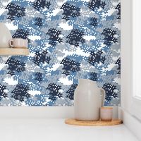 Pixel Blue Camouflage pattern