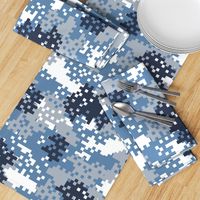 Pixel Blue Camouflage pattern