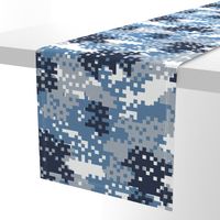 Pixel Blue Camouflage pattern