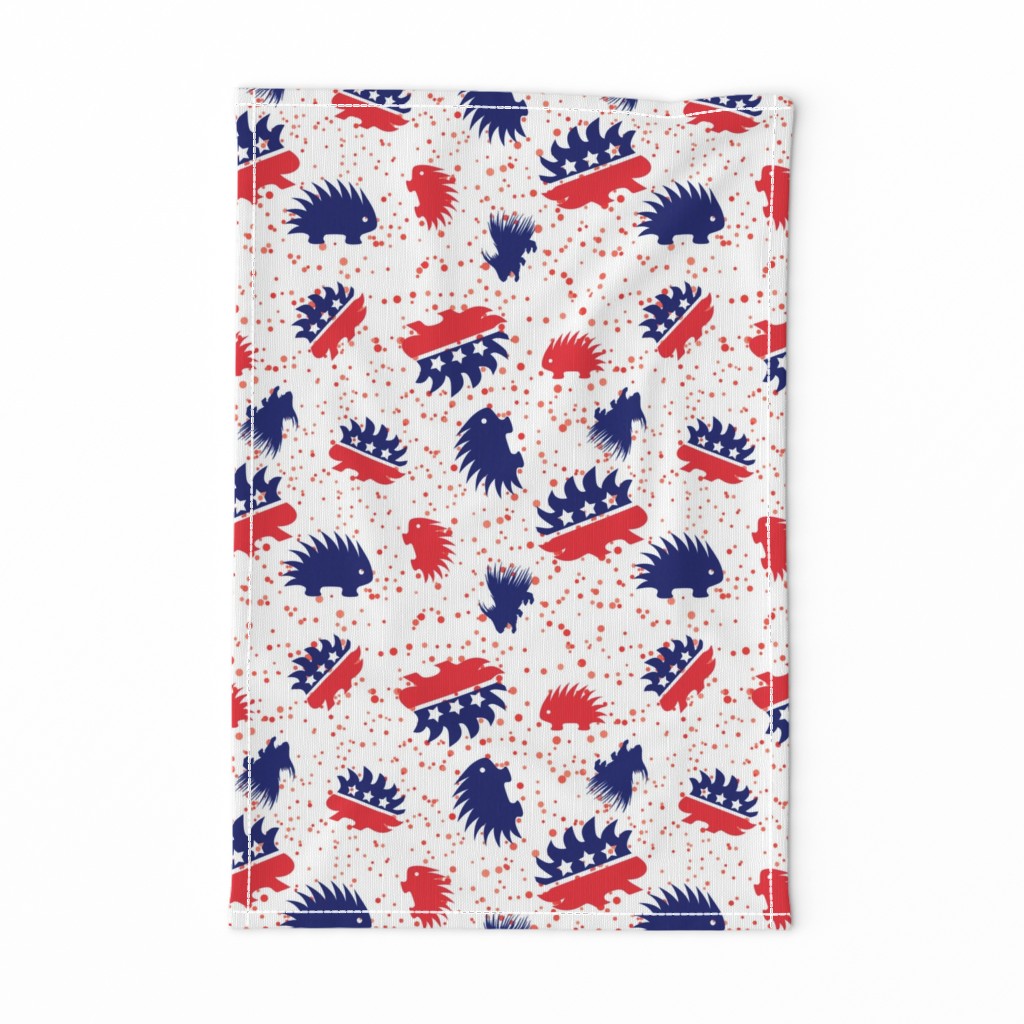 Dotted Liberty Libertarian Porcupine 