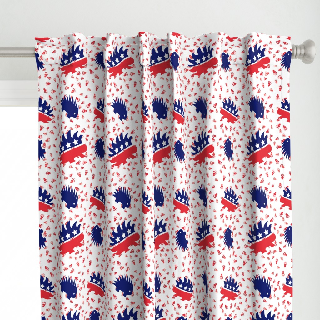 Vote Porcupine Libertarian Fabric