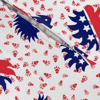 Vote Porcupine Libertarian Fabric