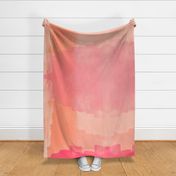 Modern Blush & Pink Painterly Abstract Art 