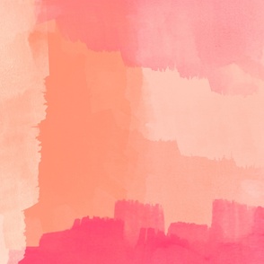 Modern Blush & Pink Painterly Abstract Art 