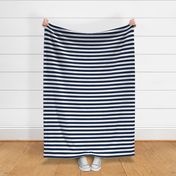 1 " navy stripe