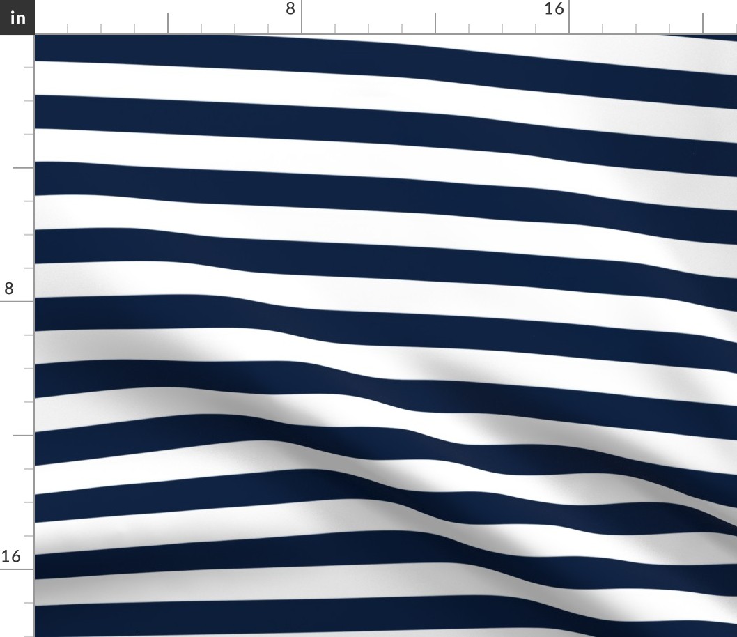 1 " navy stripe