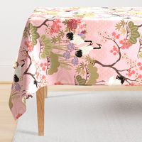 Large scale Japanese Garden Pink 24 in