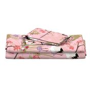 Large scale Japanese Garden Pink 24 in