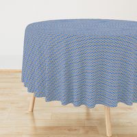 Fresh Linen Hexagon in blue