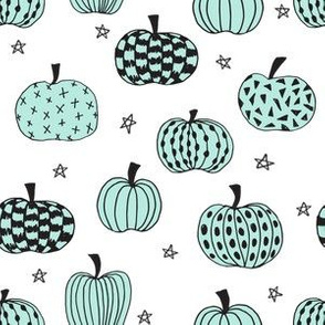 pumpkin  // pumpkins mint kids halloween fabric for october fall halloween fabric projects