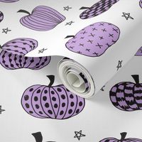 pumpkin // purple pumpkins purple design pumpkins kids october fall girls halloween fabric