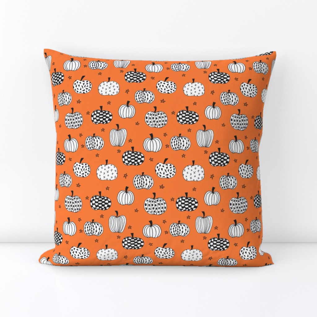 pumpkin // pumpkins halloween orange kids october fall kids baby pumpkins hand-drawn illustration