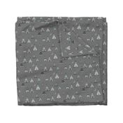 TeePee Village - grey/mint - Southwest Boho