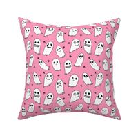 ghosts // pink halloween ghost fabric girls halloween scary spooky ghost fabric