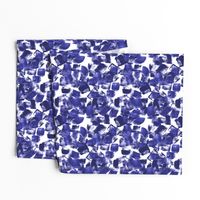 paint indigo painterly abstract cute kids nursery art artist trendy decor