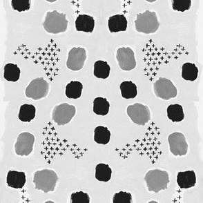 paint grey gray painted abstract dots artistic pattern