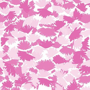 abstract pink camo girls kids pink leaves leaf abstract painted pattern