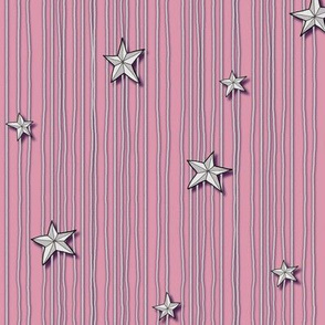 Paper Stars Pink