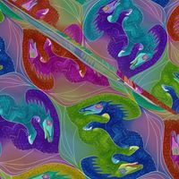 Tessellating Rainbow Dragons