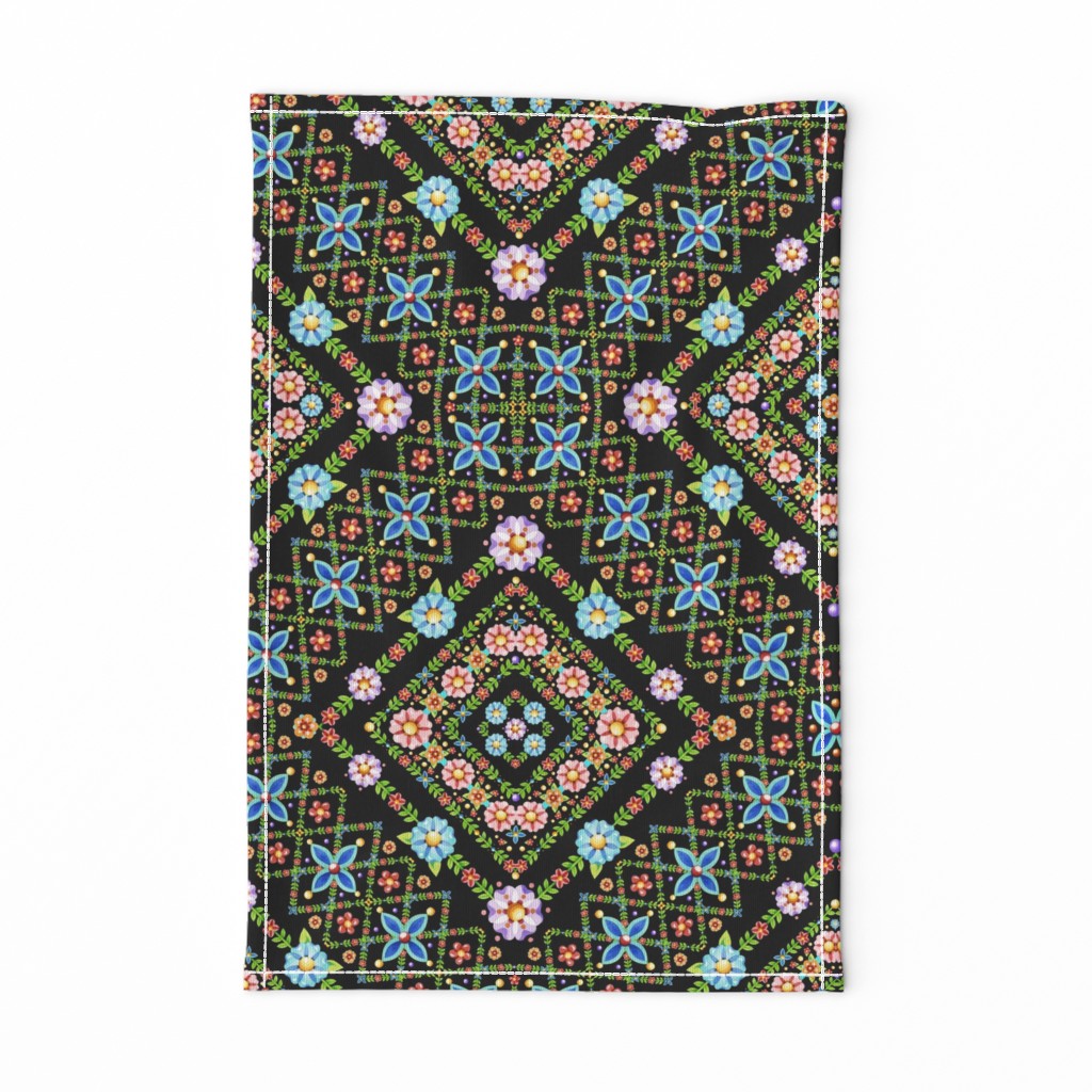 Millefiori Floral Lattice