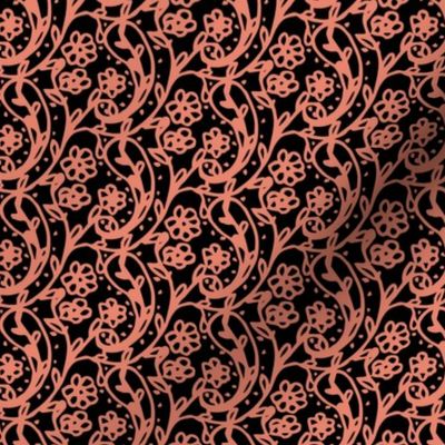 Sweet Paisley Black and Pink