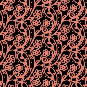 Sweet Paisley Black and Pink