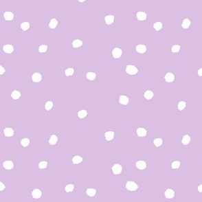 Alexa Dots Pale Violet and White