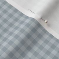 slate and cool grey gingham, 1/4" squares 