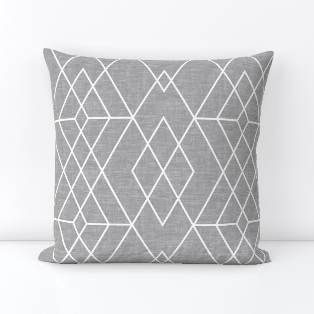 Geometric Grid Texture  gray