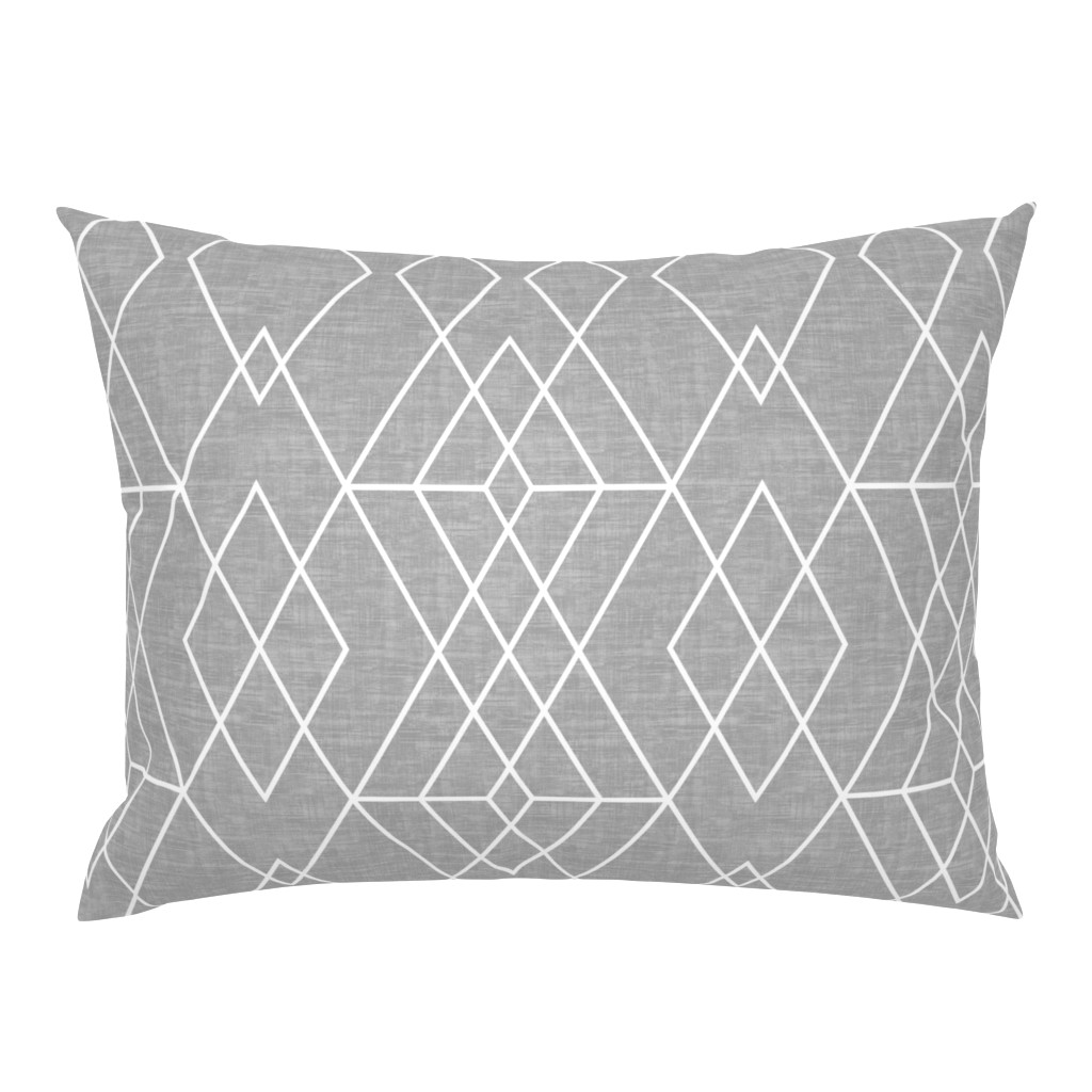 Geometric Grid Texture  gray