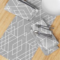 Geometric Grid Texture  gray