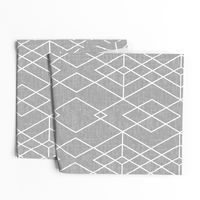 Geometric Grid Texture  gray