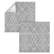 Geometric Grid Texture  gray