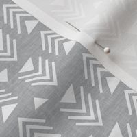 Chevron triangles - Texture Gray