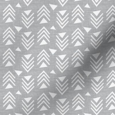Chevron triangles - Texture Gray